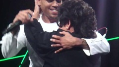 Chris Brown Birthday Serenade for his Mother