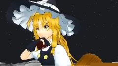 在星空下起舞的魔理沙与芙兰1