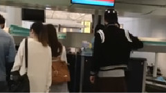 香港国际机场送机