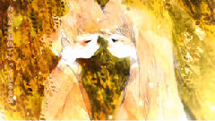 初音未来 - 緑色与灰色的光