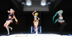 VOCALOID家族,初音未来 - V家三人热舞