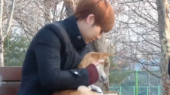 家族的诞生外出拍摄 圣圭与锅巴