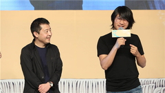 电影<山河故人>发布会贾樟柯&韩寒共舞