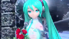 初音未来 - 白い雪のプリンセスは