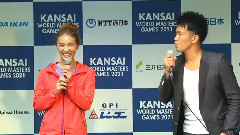 秋元才加武井壮登场関西ワールドマスターズゲームズ2021启动记者会(2)