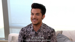 Adam Lambert问候中国歌迷