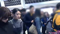 apink 金浦机场 出境