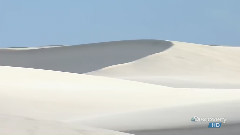 世界自然奇观之白色的沙漠