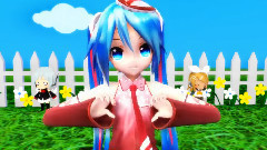 初音未来,动漫专属 - 初音酱跳萌萌哒守护甜心