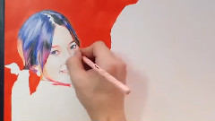 用彩笔画出AOA Cream(璨美, 惠晶, 宥那)