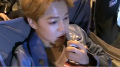 Jimin's singing 'Butterfly' over a loudspeaker