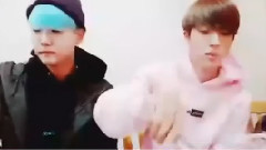 vapp直播 吃放送肚子饿了吧 金硕珍&闵玧其