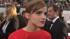 金球奖红毯 爱玛.沃森专访