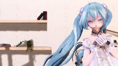 初音未来 - 说谎家 Miku White Dress