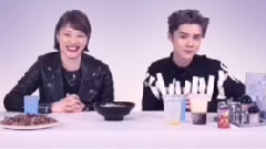 和鹿晗约会茶餐厅学学广东话