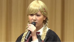 SKE48・佐藤すみれ,金髪おさげ姿で登場!選抜総選挙は 現状維持以上 と控えめ 映画 燐寸少女 マッチショウジョ 先行上映イベント2