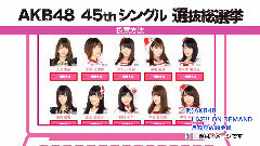 AKB48 45thシングル 選抜総選挙