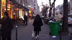 傍晚漫步在巴黎歌剧院