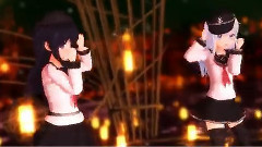 MMD 暁と響で 白金ディスコ