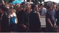 Kristen在2016<美国甜心>戛纳红毯上跳舞