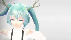 初音未来 - 鹿角超短裙萝莉
