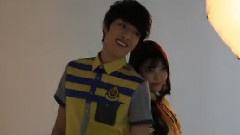 Elite 打破好奇心 身穿着校服画报拍摄现场