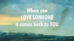 Jason Mraz - Love Someone