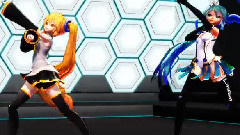 亚北音留,初音未来 - WAVE(第14回MMD杯本選)