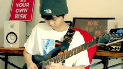 萌娃蔡知雨疯弹吉他