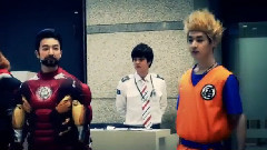 仁川机场扮装秀