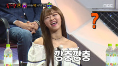 OH MY GIRL - 蒙面歌王 刘是我(YooA) 模仿男IDOL舞蹈动作