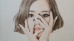 彩铅画像 洼洼手绘