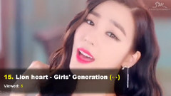 韩国女团油管MV点击率TOP100排行榜