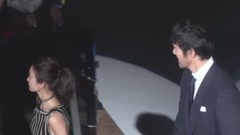 大島優子、黒×白のミニワンピでキュートに 映画 疾風ロンド 完成披露プレミアムイベント1