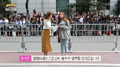 音乐银行上班路 宋枝恩采访 cut