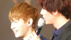 SS5首尔场Day1 圭贤艺声比手大小 饭拍版 13/03/23