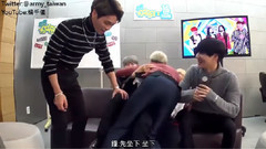 成员观看音乐中心血汗泪表演舞台反应