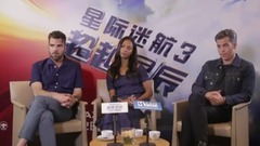 电影<星际迷航3:超越星辰>主演分享片场花絮