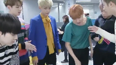 BTS Checking Out The Interview Script After Camera Rehearsal @ Ingigayo