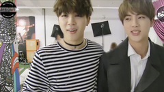BANGTAN BOMB Jimin makes a quatrain with Jin & JK