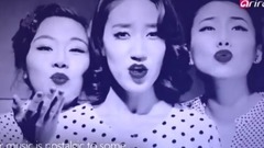Arirang TV K Ep4韩国50`60年代 Onstage girls group  -The Barberettes cover演绎