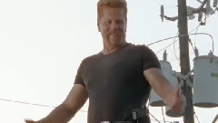 电影<行尸走肉>片场花絮之尼根受害者告别粉丝2