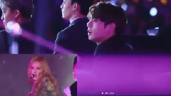 田柾国台下观看BLACKPINK表演