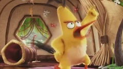 电影<愤怒的小鸟>精彩片段中文片段之飞镖黄致敬快银