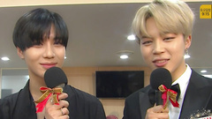 待机室朴智旻&泰民采访cut