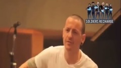 Chester Bennington Recording Vocals In The Studio