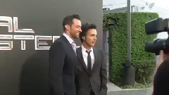 电影<铁甲钢拳>洛杉矶首映礼上