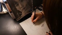 Drawing Kim Taeyeon SNSD ¦ ASMR