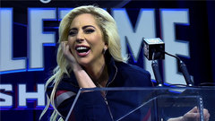 Gaga在NFL Super Bowl新闻发布会精彩片段