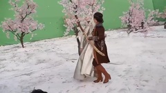 电视剧<幻城>幕后花絮:啰嗦夫妇雪地初吻